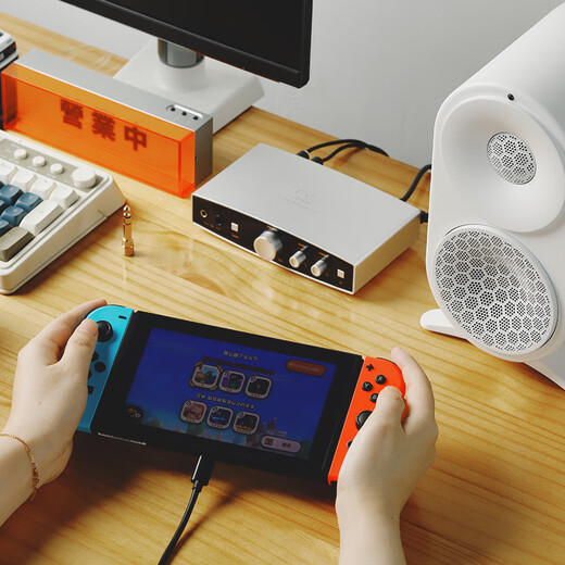 SHANLING EH1 desktop decoder amp desktop hifi decoder DSD512 hard decoding audio amplifier 6.35mm single-ended 4.4mm balanced interface decoder amp all-in-one black