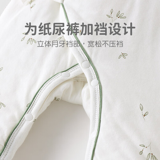 Youqi light and thin cotton warm newborn baby clothes autumn and winter cotton clothes newborn baby quilted jumpsuit monk suit