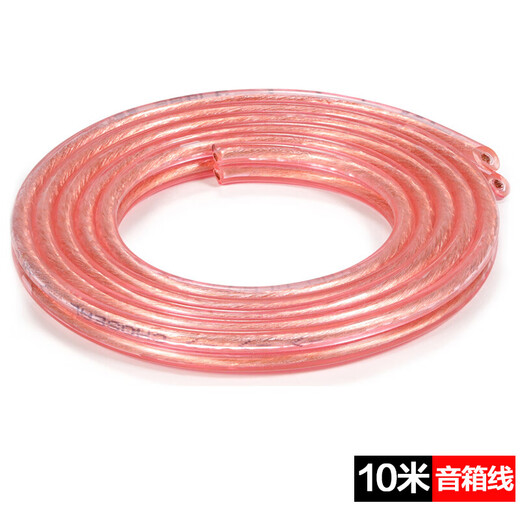 先科（SAST）专业音箱音频喇叭连接线 音响线 功放音响连接音响线 10米	
