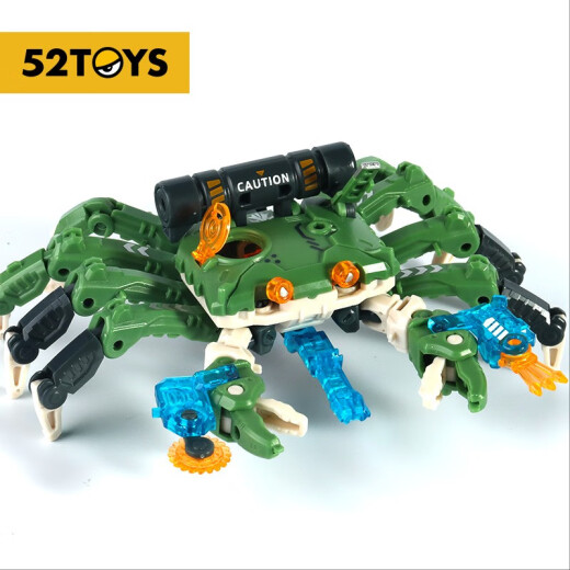 52TOYSBEASTBOX Beast Box Series Life-Chasing Mother Crab Trendy Mecha Transformation Model Toy Hand Figure Ornament Army Green Medium