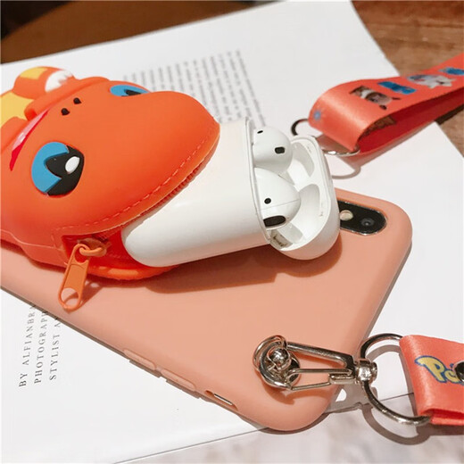 Shield shell suitable for vivo cartoon Pokémon doll coin wallet mobile phone case couple men and women crossbody bag cute elf full package soft shell anti-fall simple and fresh three-dimensional doll wallet - brown Ibrahimovic rat + halter neck rope vivo Y78/Y78m/Y77t exclusive