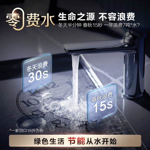 Smith (A.O.SMITH) Garnet 16-liter stainless steel zero cold water gas water heater national subsidy stainless steel heat exchanger package 8 years negative pressure safer JSQ31-TJ1