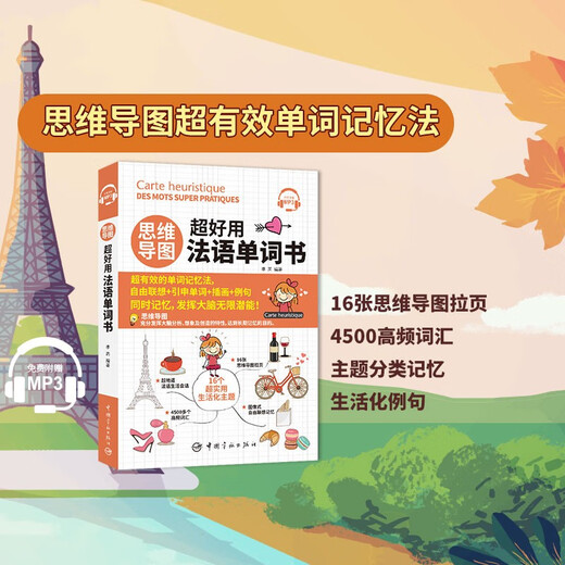 Selbstgesteuerte Mindmap, super einfach zu verwendendes französisches Wortbuch