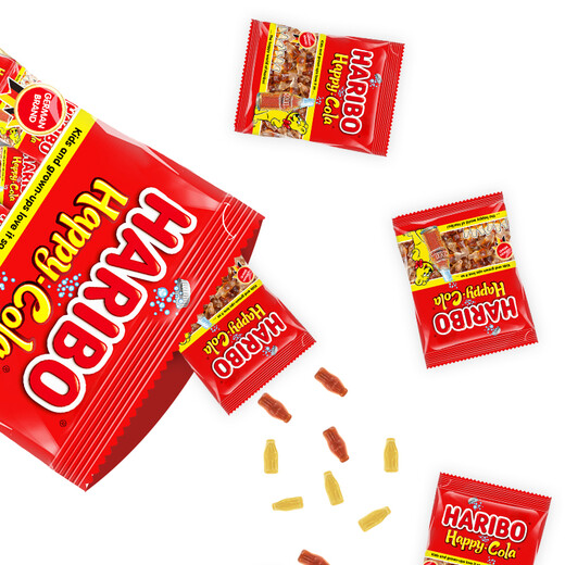 Haribo Türkiye imported Coca-Cola gummy candies 200g children's snacks QQ candy gummies