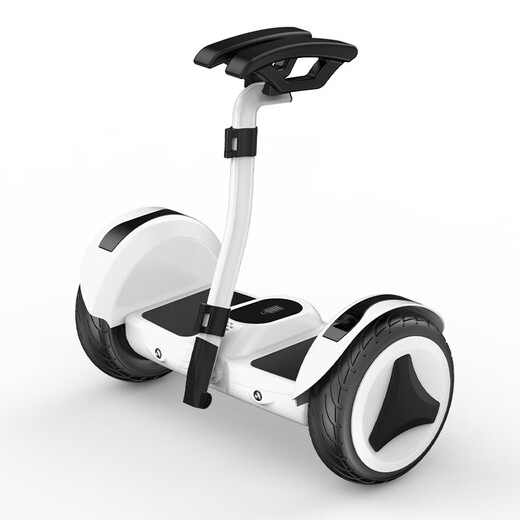 Babysir Balance alemán Bike Smart Electric Parallel Bike estudiante de bicicleta de bicicleta de dos ruedas Somatosensory Bike con pasamanos YXD Manager recomienda White [rueda de resplandor + tres control + aplicación
