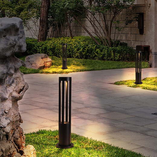 Yilin (yilin) lawn lamp courtyard floor lamp outdoor waterproof lawn lamp ground plug electric community 30cm 60cm electric style 1-height 60cm die-cast aluminum shell (now