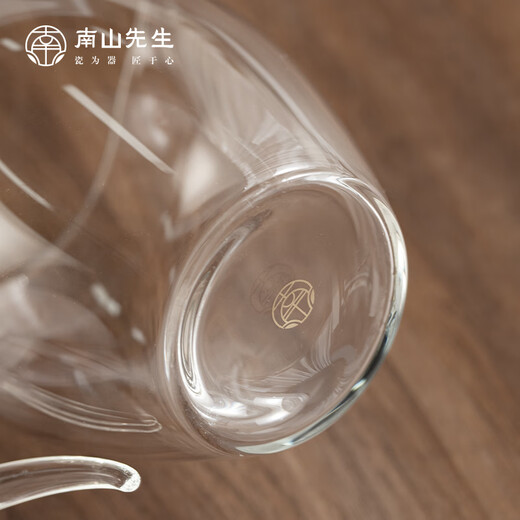 Mr. Nanshan Kung Fu tea set heat-resistant glass teacup tea sea tea ceremony accessories Qingyun Justice Cup Qingyun Justice Cup_Pink version