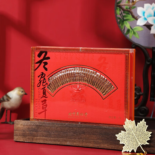 Tongrentang (TRT) Beijing Tongrentang Cordyceps gift box-457g Cordyceps gift high-end tonic