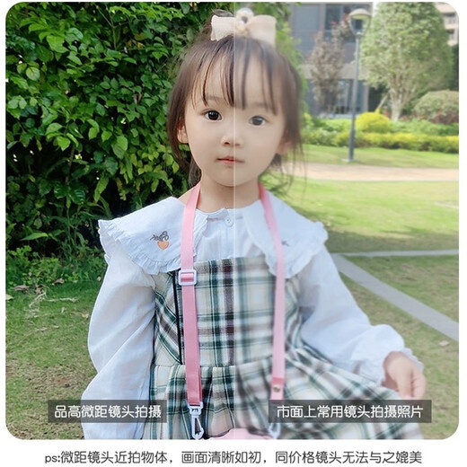 Yubeijia Children's Camera Baby Girl 6-10 Toy HD Digital Primary School Boy Can Take Photo Mini Birthday Gift Green Little Monster 9600w+Protective Case+32G Children's Day Gift