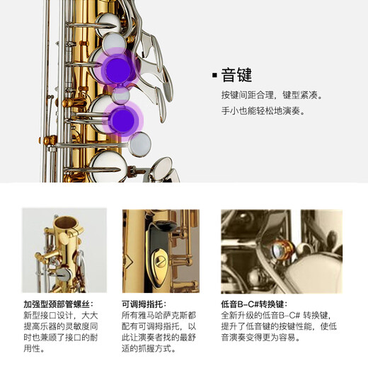 Yamaha (Yamaha) Saxophon Yas-26 E-niedriger Altoxophon Kinder Erwachsener Anfänger Prüfung Professionelle Leistung