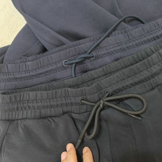 BOSS new men's sports casual long sweatpants drawstring sweatpants casual all-match pants for men navy blue S