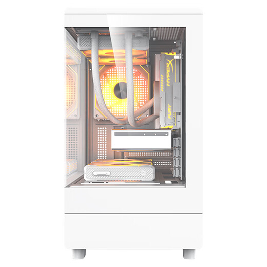 Patriot V60 Sea View Room Case MATX No A-pillar 240 Water-cooled Desktop Computer Main Case White (270 Panorama/MATX)