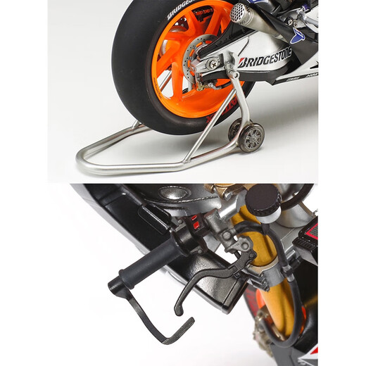 田宫（TAMIYA）1/12摩托车机车赛车Honda本田拼装车模仿真模型摆件日本进口礼物 本田 马奎斯 RC213V'14 14130