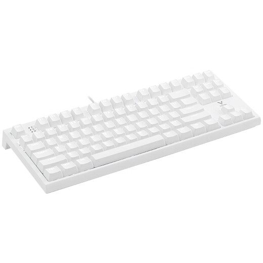 Rapoo K87 customized gaming mechanical keyboard, two-color injection molded keycaps, 87-key layout, five-key hot-swap design, full keys without conflict, K87 white [red axis]