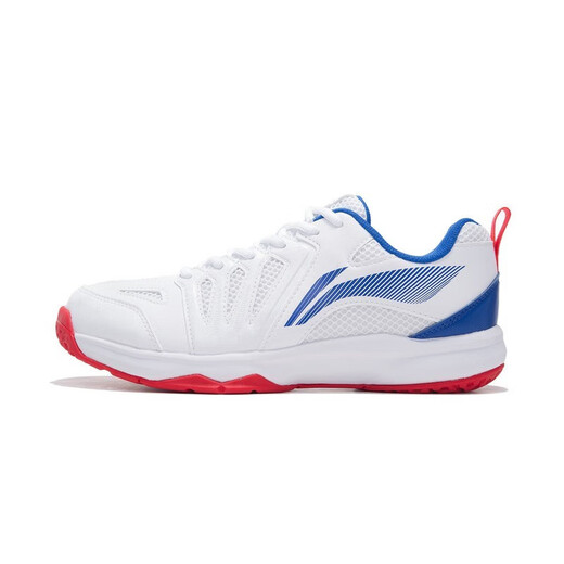 Li Ning badminton shoes men's shoes new non-slip wear-resistant training shoes all-round king 011 lightweight competition shoes breathable sports shoes Standard white/Haibao blue [standard last] 42 (265mm)
