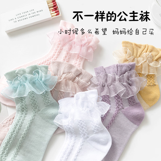 Boston Lace Girl Lace Socken für Sommer dünne Frühlings- und Sommer -Atmungssocken für Mädchen für Mädchen Prinzessin Baby Dance Socken Hauptbild Model M Größe/46 Jahre alt/2629 Schuhgröße