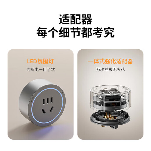 International Electrician Type 86 surface-mounted one-button power-off track socket home kitchen wall-mounted movable slide rail multi-position five-hole plug-in master control switch with USB fast charging source panel 50cm+3 five-hole black