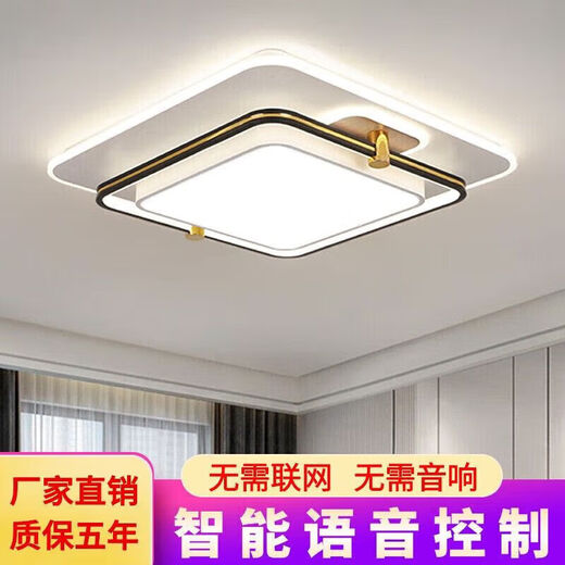 XMSJ中山佛山中山灯具照明旗舰中山佛山灯具佛中山照明灯饰旗舰客厅灯 1W 9902高端大气款方形55*55CM 三色变光壁控开关
