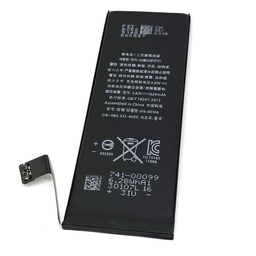 Convient pour Apple iPhone 4 4S 5 5S 5C SE 6 1624mAh Apple 5SE / SE