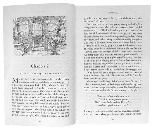 秘密花园  The Secret Garden 伯内特夫人 儿童文学经典名著 英文进口原版进口原版 英文书