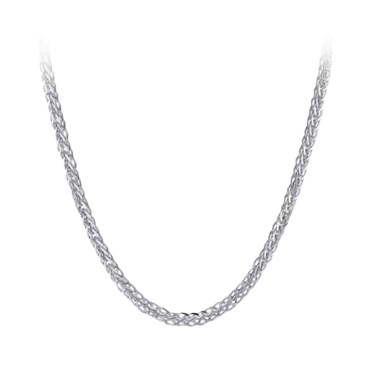 Everlasting Leaf Platinum Necklace Men's Platinum Women's Snake Bone Chain Chopard Chain Fashion Personality Simple 4mm 55cm