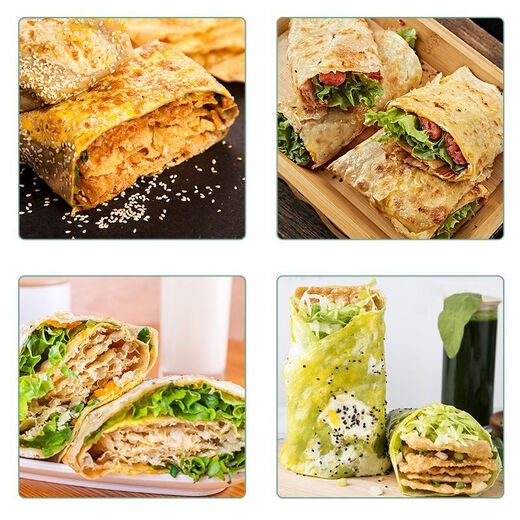 Baichunbao pancake and fruit set 304 stainless steel bamboo dragonfly stall artifact household egg pancake frying spatula pancake rake + scraper