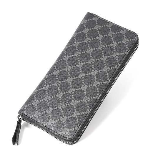 Yu dingfu billetera masculina larga capacidad gran capacidad billetera multi comares de negocios para hombres regal de billetera multifunción para el marido de novio