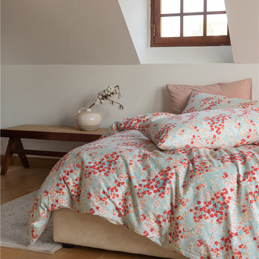 Youke Life Retro Pastoral Four-Piece Set Robina 1.5m Bed Sheet Four-Piece Set