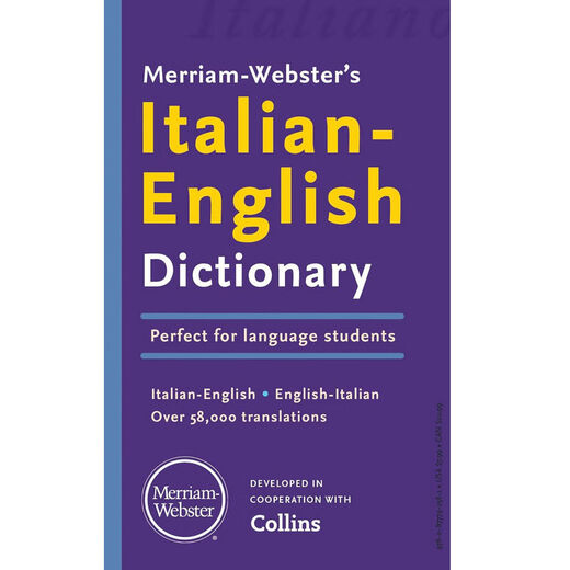 Merriam Websters Englisches Wörterbuch Wörterbuch Wörterbuchreihe Merriam Websters Vokabelwörterbuch Häufig verwendete importierte Original-Englisch-Nachschlagewerke Englisch-Englisch-Wörterbuch Wörterbuch Wei Xiaolu Merriam Websters Italienisch-Englisch-Wörterbuch, Ausgabe 2024