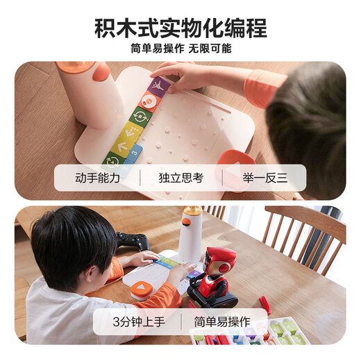 Fluorit Fluorit RK2 EP Programmierversion Intelligente Kinderprogrammierung Roboter Lernen Frühschulmaschine 0-6 Jahre altes Kinder-KI-Spielzeug-Video-Anrufe Neujahrsgeschenke