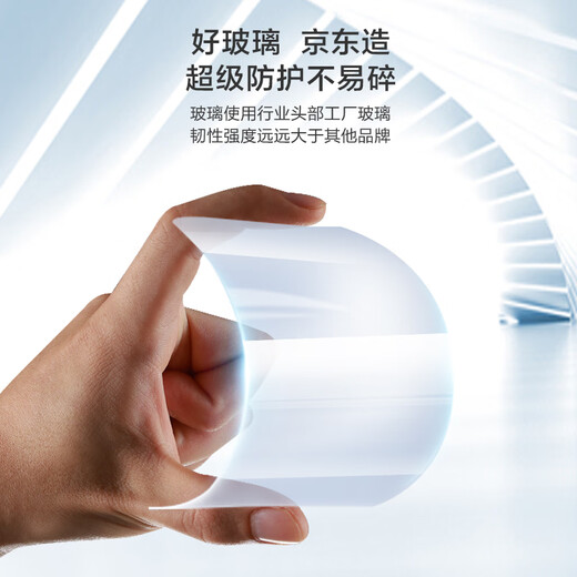 京东京造【无尘仓2片装】苹果16ProMax高清钢化膜iPhone16ProMax手机膜防尘防摔抗指纹超薄全覆盖除尘仓