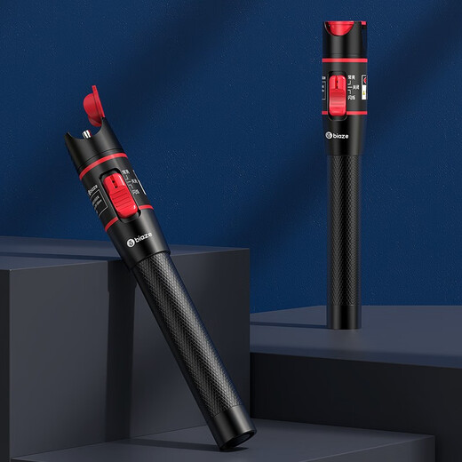 Biaz red light fiber test pen 10mW red light source tester 10 kilometers KM light pen/light pen SC/FC/ST connector cold connector universal gj06