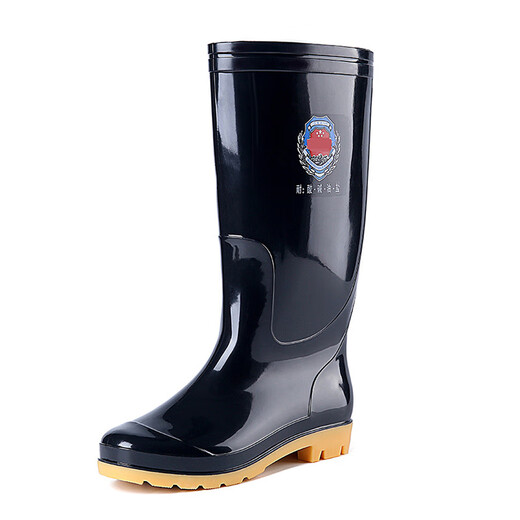 Botas de lluvia de tubo alta de pinzhide al aire libre botas de agua resistentes al desgaste al aire libre no son fáciles de resbaladizo zapatos de goma resistentes al agua 42