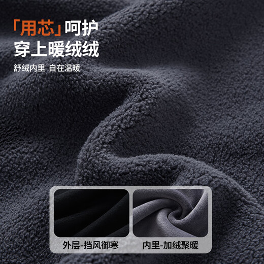 Classic Teddy classic Teddy children's velvet bottoming shirt for boys and girls thickened warm tops for middle children with half turtleneck black 90