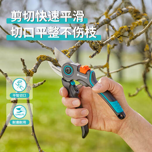 Gardena (Gardena) aus Deutschland für hocheffiziente Gartengarten-Obstbaum-Schere importiert Gartenbauschere, die Schere Begriff für Baumzweige professionelle Scheren der Professionellenklasse (12202) (12202)