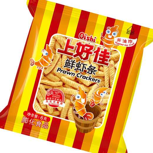 上好佳（Oishi）鲜虾条 膨化零食大礼包 6g*20袋