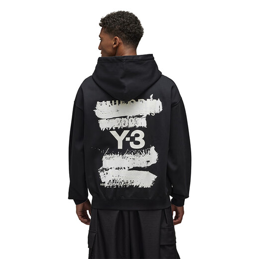 Y-3【 出游必备】y3GFX HOODIE连帽卫衣男女同款印花连帽衫52JN4882 黑色 2XL