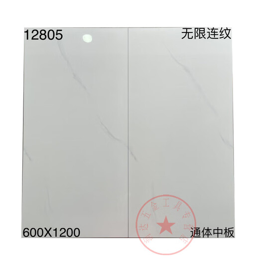 千惠侬广东佛山瓷砖无限连纹通体大理石灰色地砖600x1200客厅防滑地板砖 12801