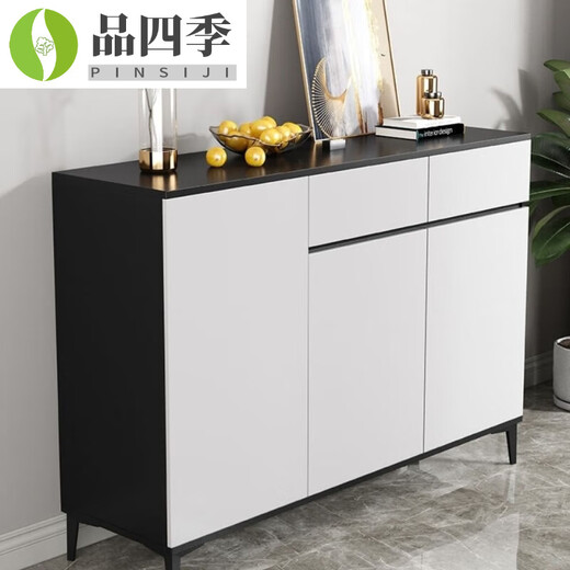 Pinsiji 2025 Nouveau armoire de plaque de roche luxueuse légère Armoire à thé mural simple intégré simple.