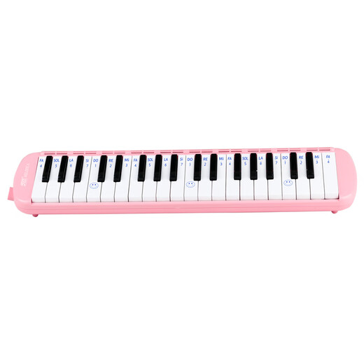 Jiaderui Jdr Oral Organ 37 wichtige Grundschule für Anfänger und Kinder für Erwachsene professionelle Performance Klassenzimmer Unterrichtsblaseninstrumente rosa