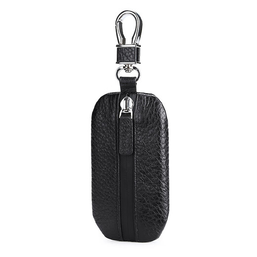 Kangourou (kangourou) Sac clé de voiture en cuir authentique pour le motif de vache créatif personnalisé pour les hommes Couverture clé Universal Clever [Couche supérieure]