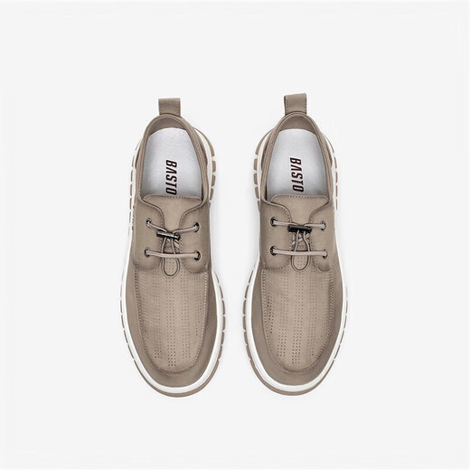 Basto Einkaufszentrum gleiche Stil Trendy vielseitig bequem und atmungsaktiv Outdoor -Freizeitschuhe für Herren -Leinwandschuhe 11160BM2 Aprikosenfarbe 40 40