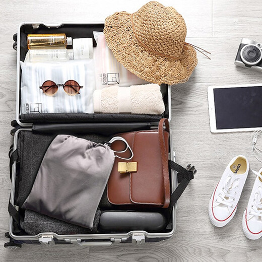 JAJALIN travel hotel dirt-proof and skin-friendly sleeping bag sheets double portable travel business trip dirt-proof gray 180*210cm