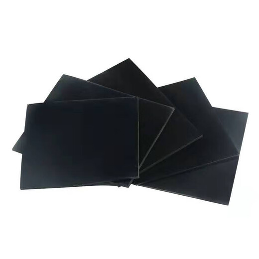 Yutairui conductive silicone sheet, high temperature resistant black silicone sheet processing, silicone gasket flat pad, conductive silicone rubber sheet, black conductive 500*500*1mm