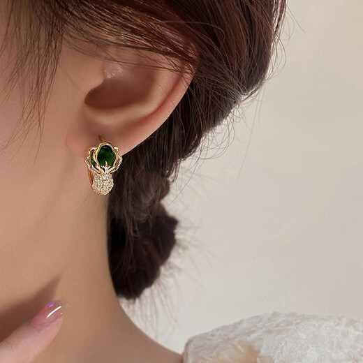 Idel's cabbage earrings for women, niche design, high-end earrings, new trendy earrings, birthday gifts for girlfriends and best friends, cabbage earrings E2392