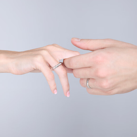 Luxury beads in stock sparkling fantasy PT950 platinum pair of rings for women, platinum rings for men, wedding couples, fashion, No. 8 2.32g