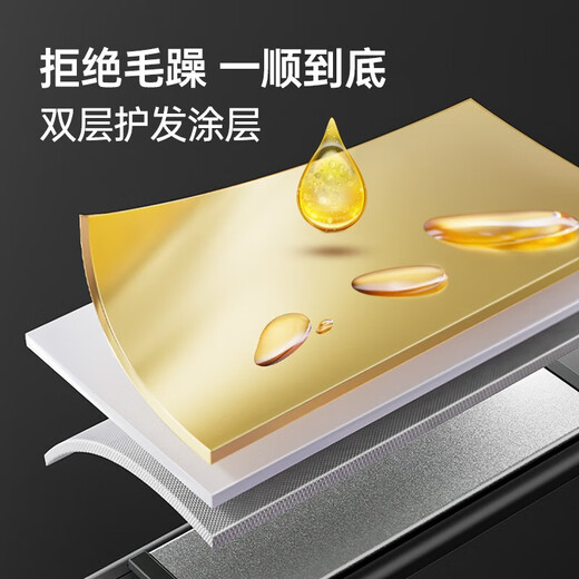 AUX curling iron for men, straight and curling dual-purpose splint for boys and girls, short hair perm clip, mini straight clip, fluffy hair straightener, negative ions that do not hurt hair, birthday gift for men