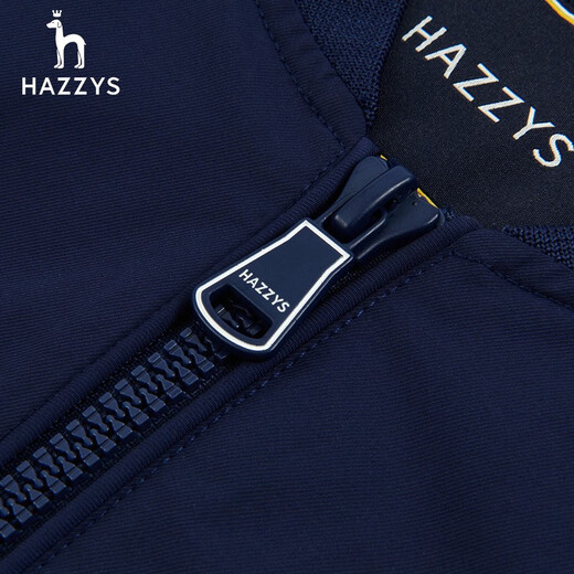 HAZZYS Men's Spring and Autumn Outdoor Casual Jacket Men's ASVZU0ACU03 Dark Blue DL XL (180/100A 50)