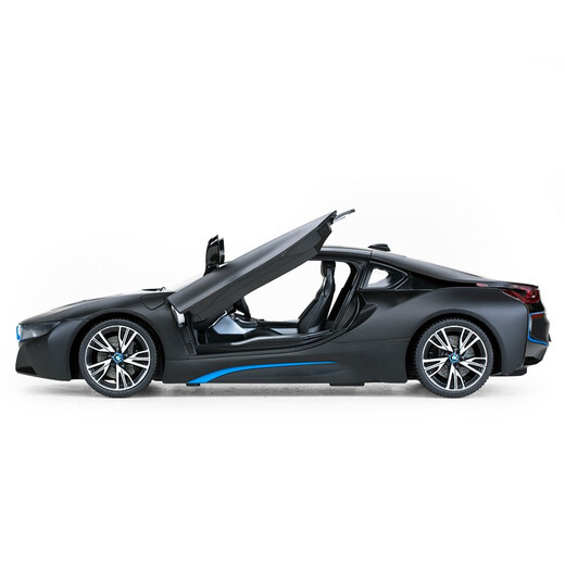 Xinghui 1 14 BMW i8 remote control car model remote control double door children's toy charging version National Day and Mid-Autumn Festival gift matte black