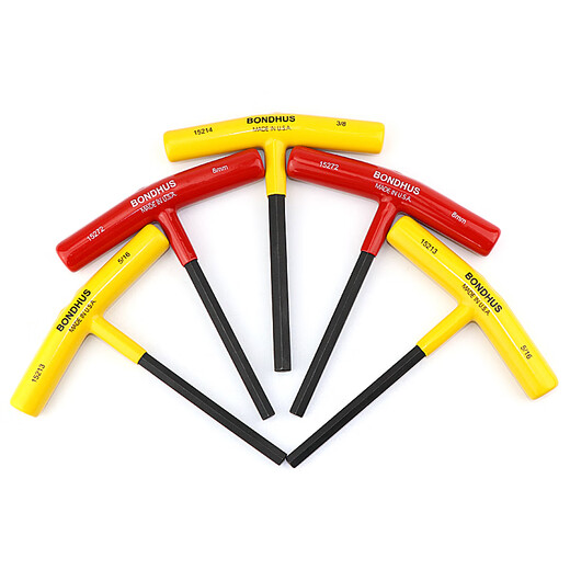 Bondhus T-Handle Hexagon Key T-Type-Sechskantschlüssel 2 2,5 3 4 5 6 8 10 mm 2,5 mm (Gesamtlänge 152 mm) 15254